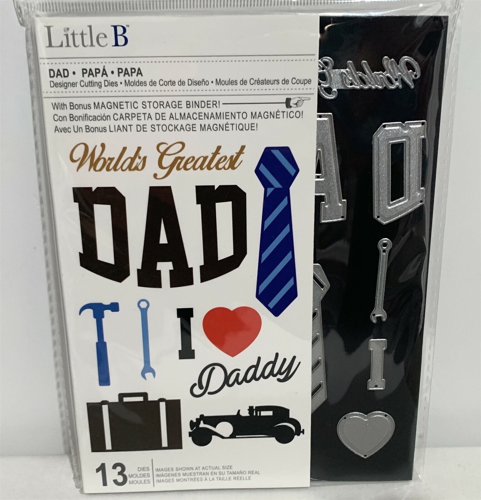 Little B DAD Fathers Day Tools Tie Daddy Dies NIP