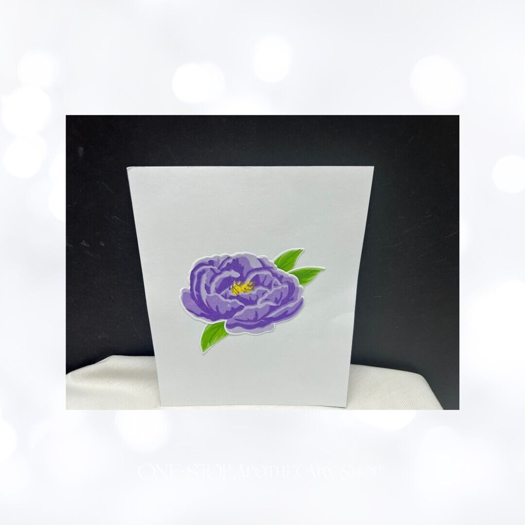 Altenew PEONY Build a Flower Floral Peonies 6x8 Rubber Stamps Dies