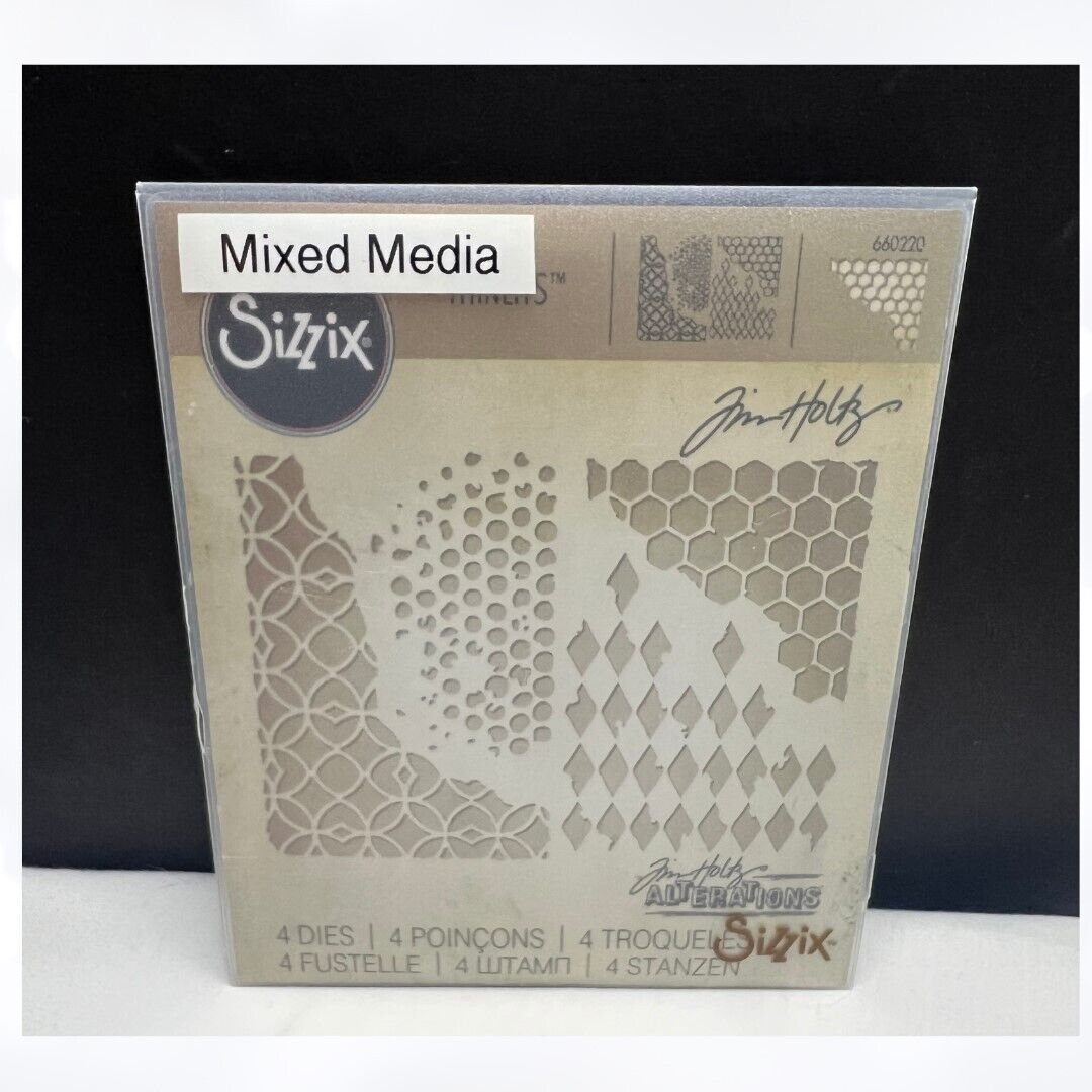 Tim Holtz MIXED MEDIA Textures 660220 Thinlits Dies