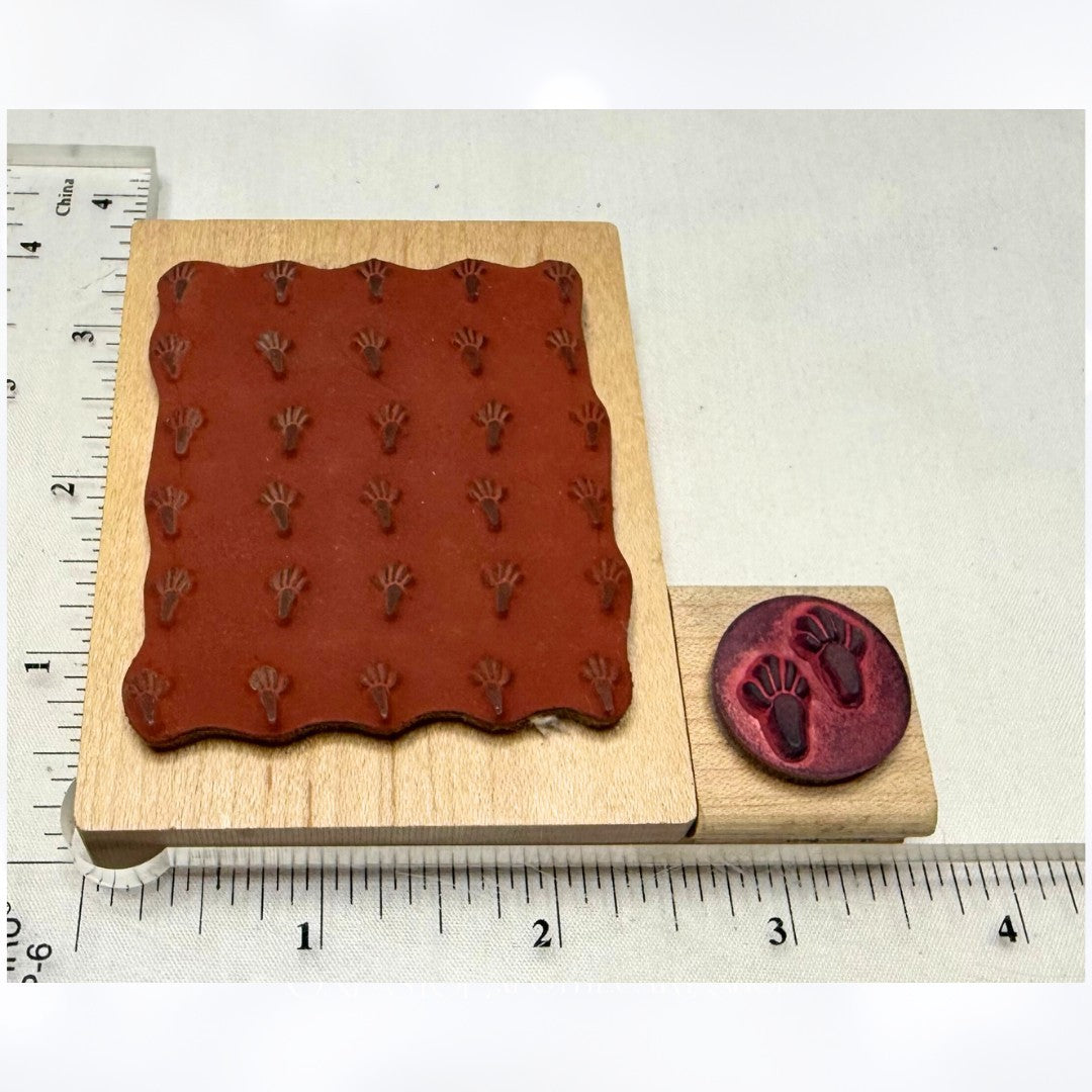 House Mouse MOUSE FEET Mice Tracks Rubber Stamps Set of 2