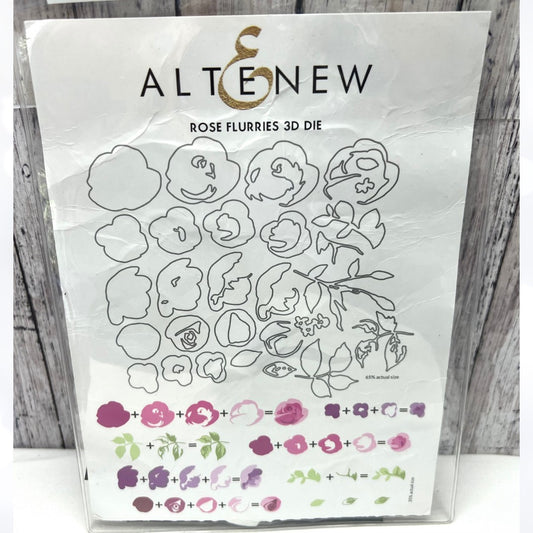 Altenew ROSE FLURRIES Flowers Roses Floral Layering Dies