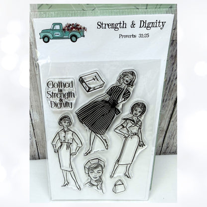 By the Well 4 God SEW & SEAMED Sewing Bible Journaling Rubber Stamps Journal Set