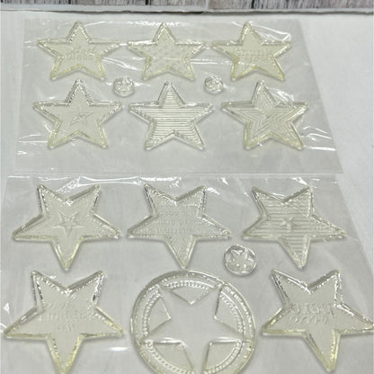 Papertrey Ink MILITARY STARS Rubber Stamps