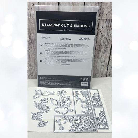 Stampin Up GIVING GIFTS Christmas Holiday Dies 