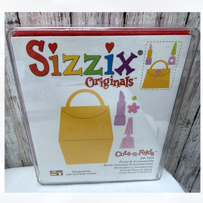 Sizzix Originals FASHION Dress Purse Makeup Accessories Dies Lot of 3