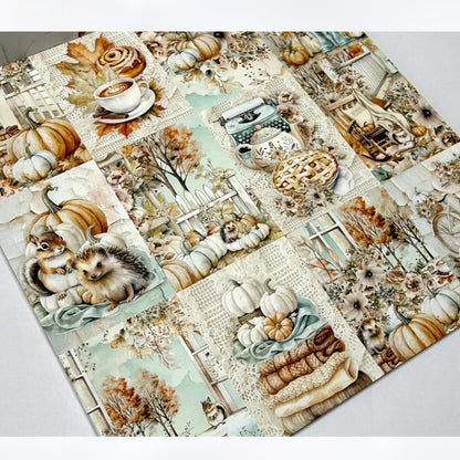 Mintay AUTUMN SPLENDOR Fall Cardstock Paper Stickers Die Cuts Kit