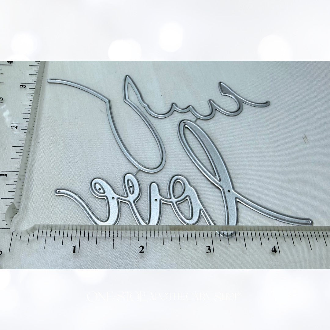 Penny Black LOVE & THANKS Border Edger Dies