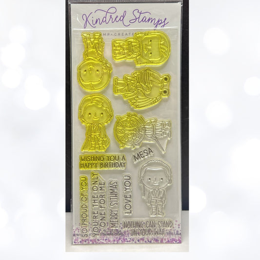 Kindred Stamps GALACTIC ORIGINS Star Wars Rubber Stamps