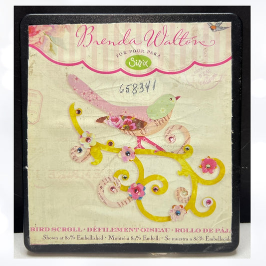 Sizzix Brenda Walton BIRD SCROLL 658341 Bigz Die
