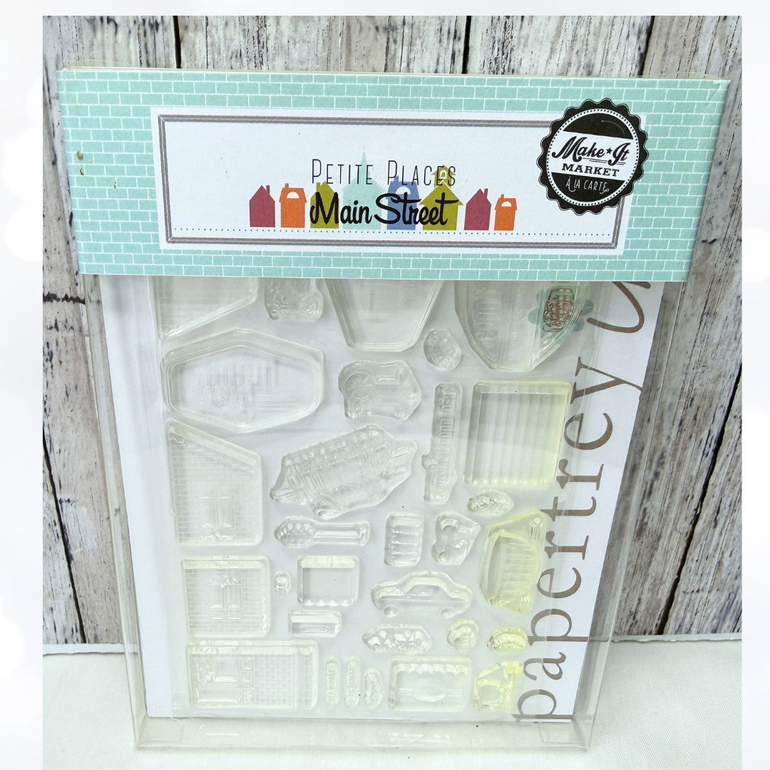 Papertrey Ink MAIN STREET Make It Market Rubber Stamps