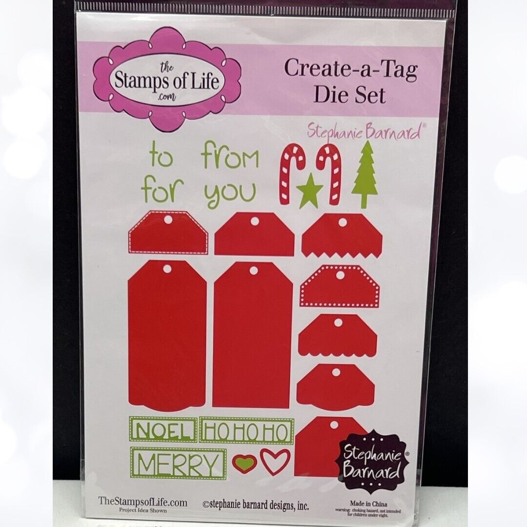 The Stamps of Life CHRISTMAS CREATE A TAG Holiday Gift Tags Dies