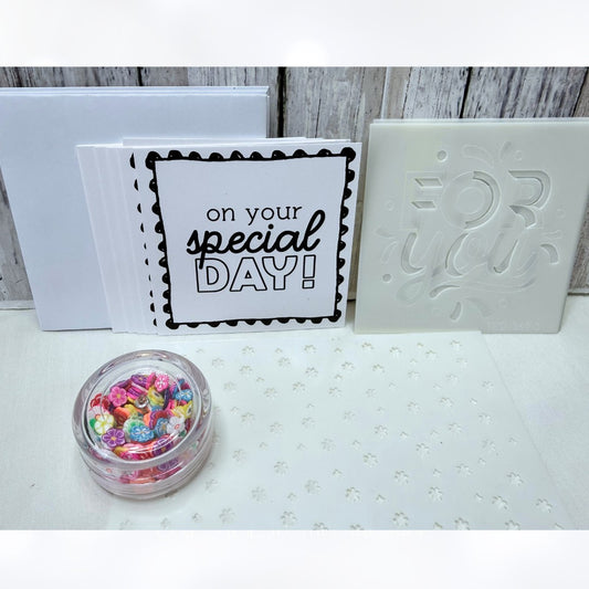 Taylored Expressions Advent Calendar FLOWERS For You Stencils Set Rare