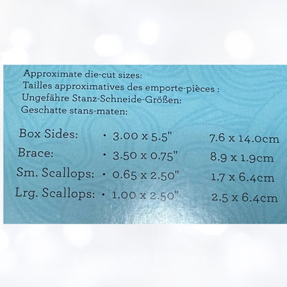 Spellbinders SCALLOPED POP UP BOX Dies