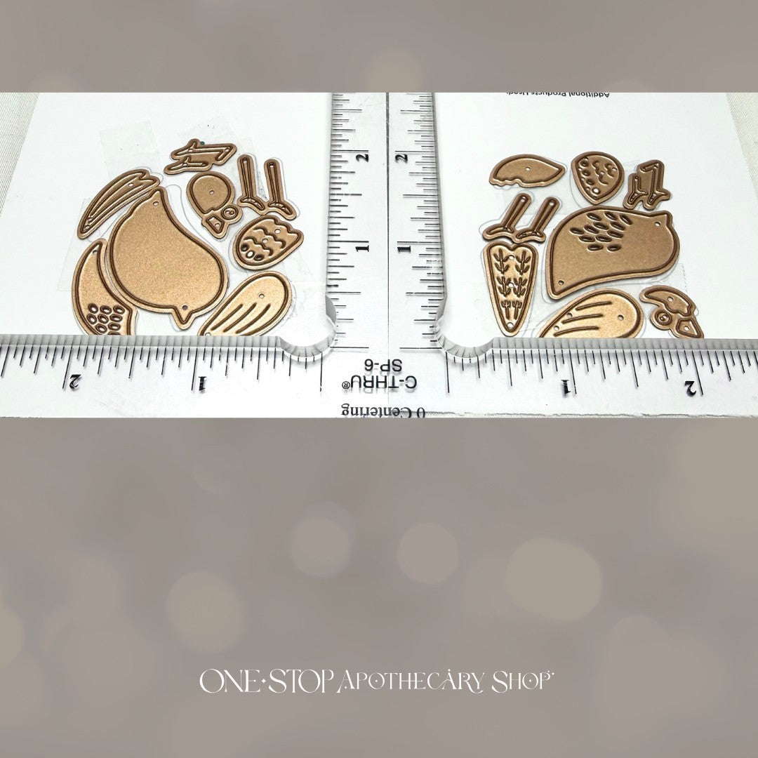 Spellbinders LITTLE CHICKADEE Birdie Wreath Builder Birds Dies Lot of 3