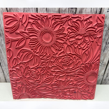Simon Says Stamp ALL LEAVES Floral Mix 6x6 Fall Autumn Background Rubber Stamps