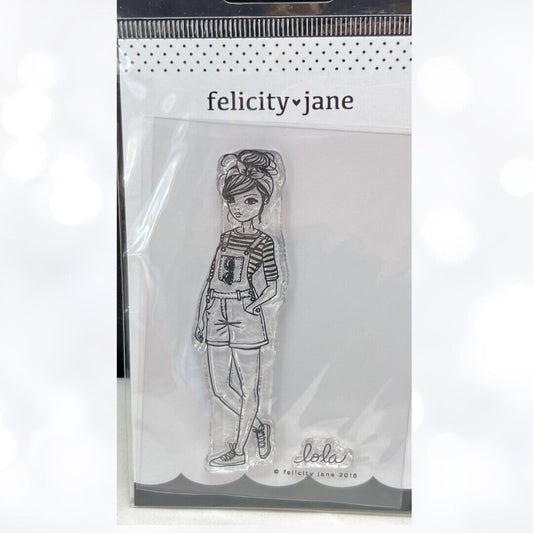 Felicity Jane LOLA Planner Girl Journal Rubber Stamps Rare