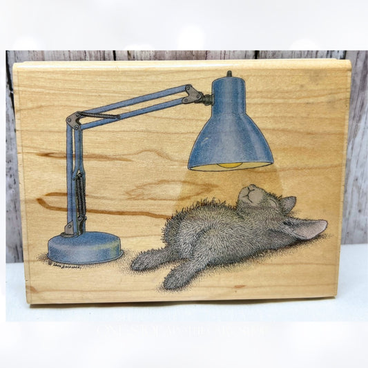 House Mouse THE SPOT LIGHT Hoppers Bunny Rabbit Rubber Stamp