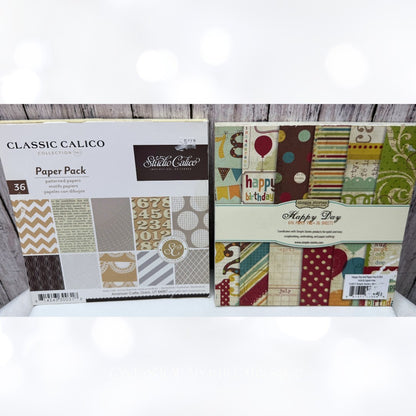 Jen Hadfield Simple Stories 6x6 PAPER PACKS Lot of 4