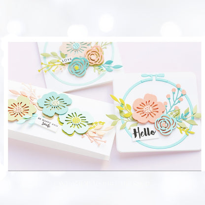Altenew LAYERED FLORAL ELEMENTS Flowers Dies