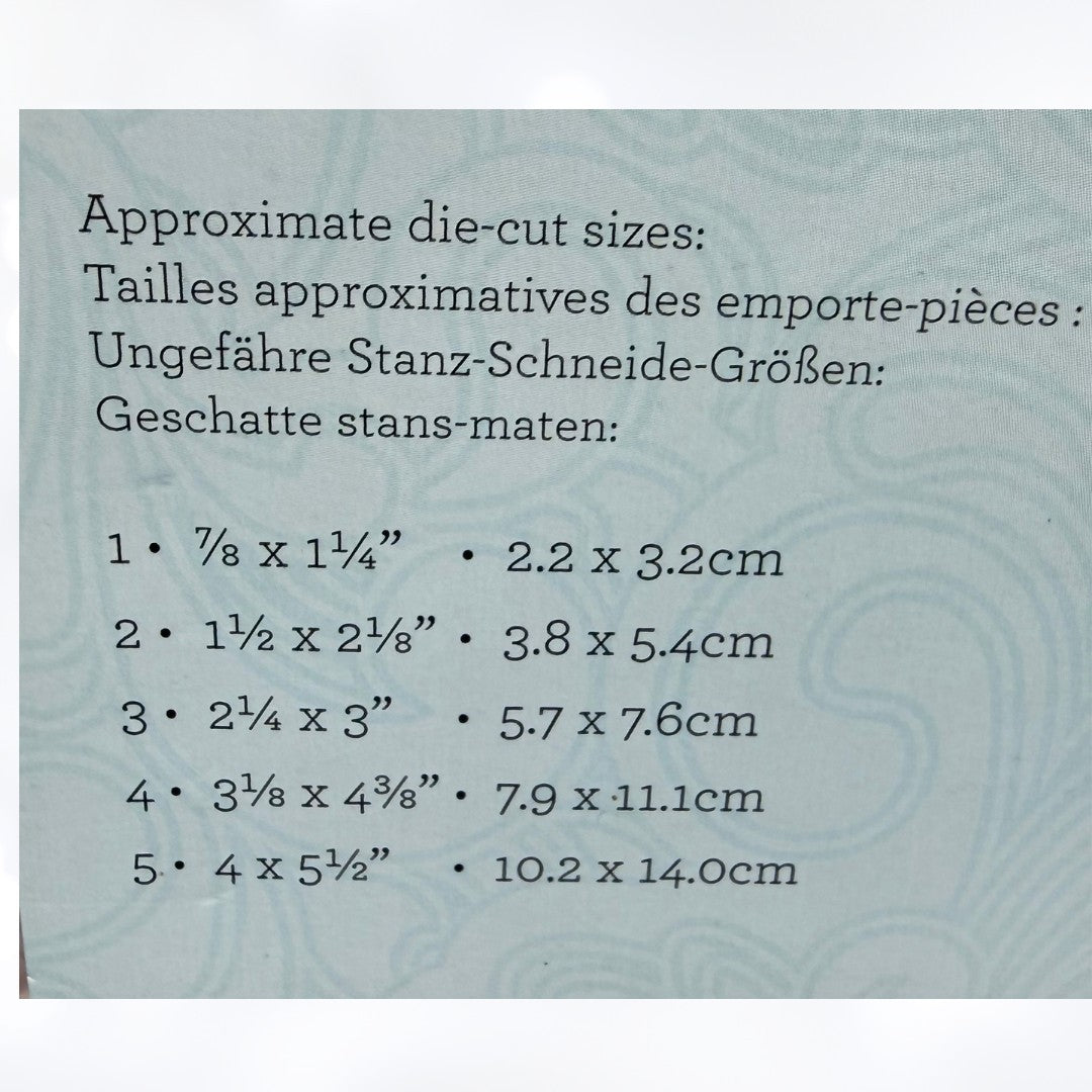 Spellbinders CLASSIC SQUARES Labels Twenty Nestabilities Dies