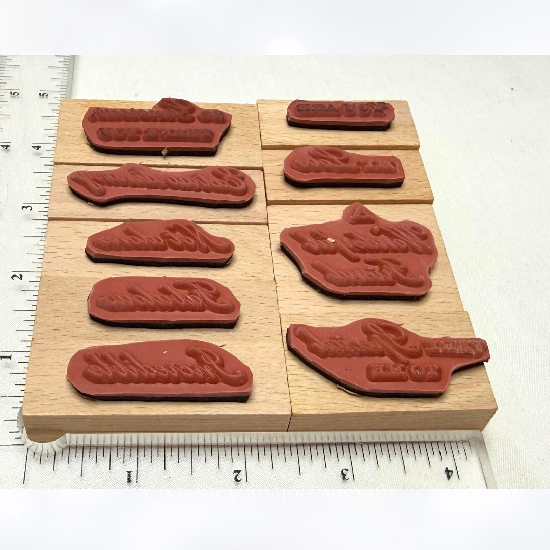 Anna Griffin SENTIMENTAL STATEMENTS Greetings Rubber Stamps