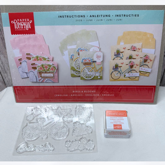 Stampin Up BIKES & BLOOMS Paper Pumpkin Kit June 2026