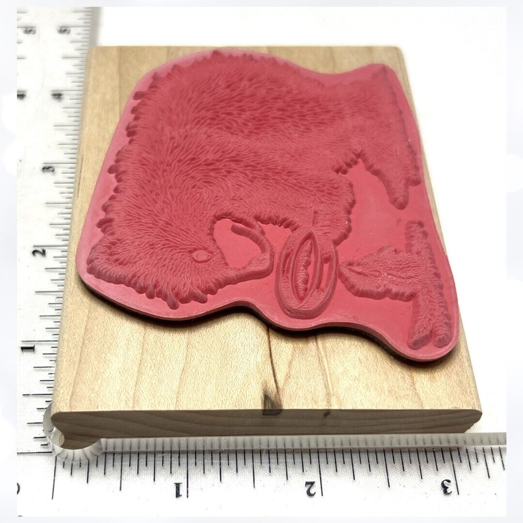 House Mouse FINDING FRIENDSHIP Gruffies Bear Rubber Stamp