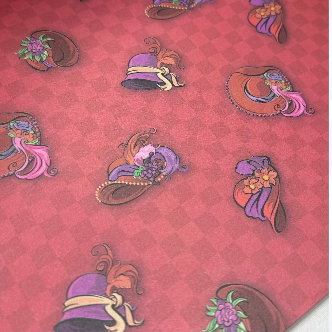 K & Company RED HAT SOCIETY 8.5x8.5 Cardstock Paper Set of 2