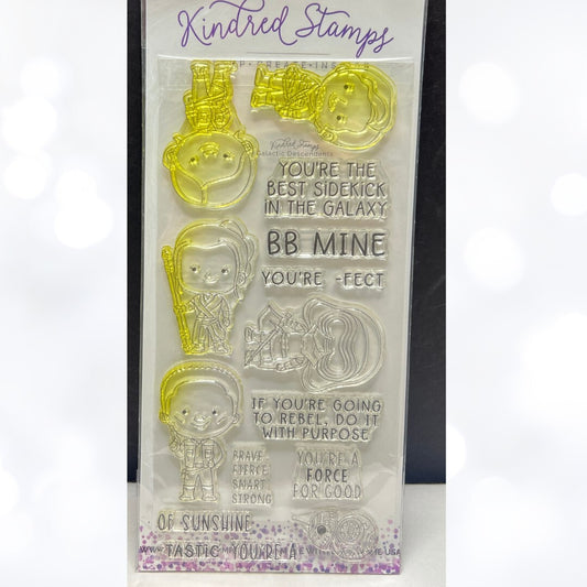 Kindred Stamps GALACTIC DESCENDENTS Star Wars Rubber Stamps