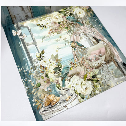 Mintay WINGED MELODIES 12x12 Paper Cardstock Die Cuts Elements Kit