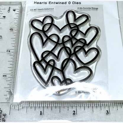 My Favorite Things HEARTS Valentines Day Balloons Shaker Windows Dies