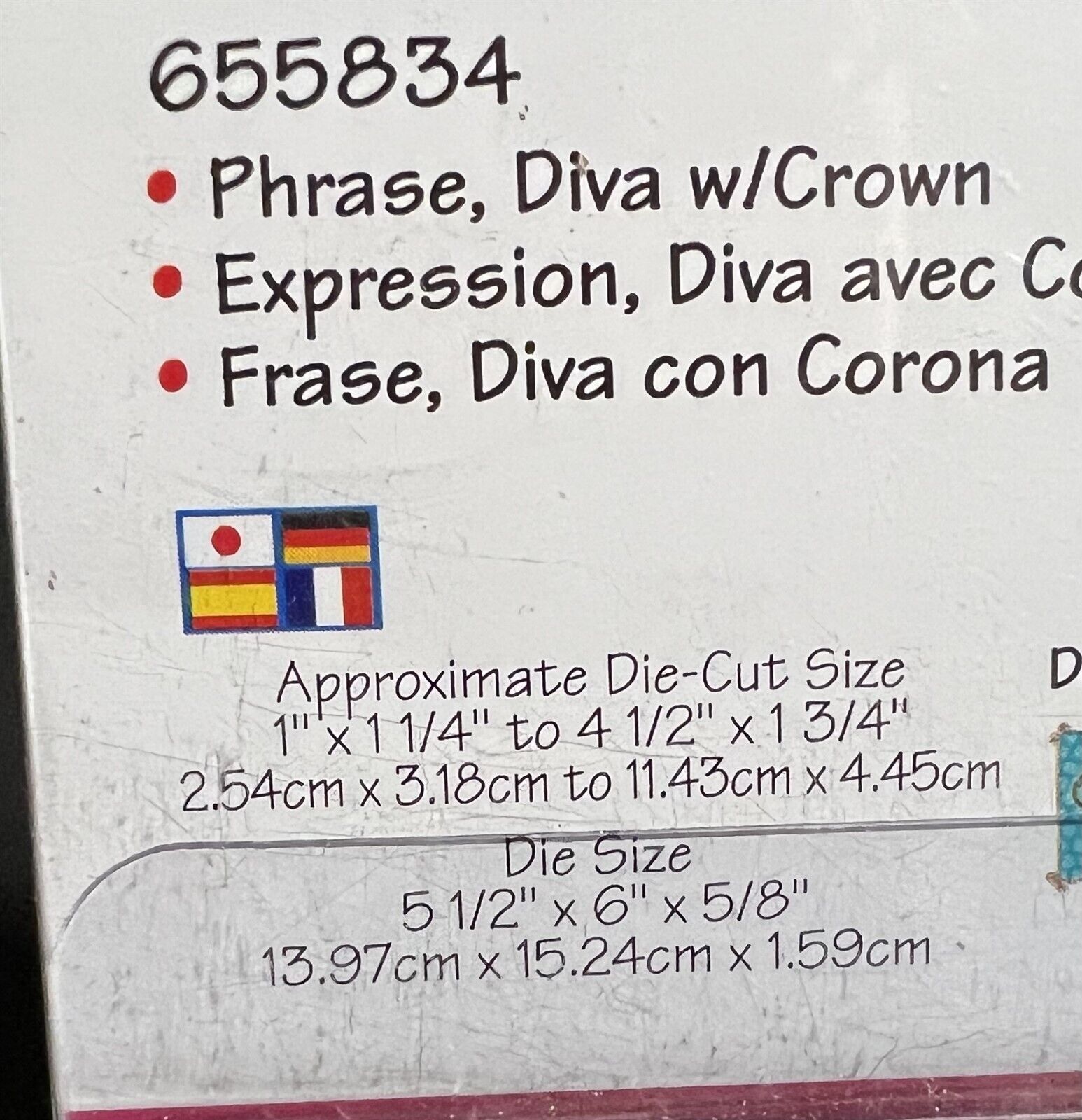 Sizzix GIRLS Diva Crown Telephone Girly Stuff Bigz Sizzlits Dies Lot of 3