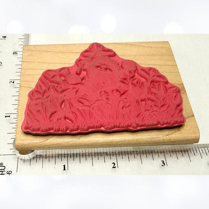 House Mouse O LUCKY DAY St Patricks Day Clover Rubber Stamp