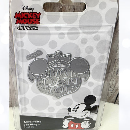 American Crafts Disney MICKEY MOUSE Christmas Rubber Stamps Dies AS IS**