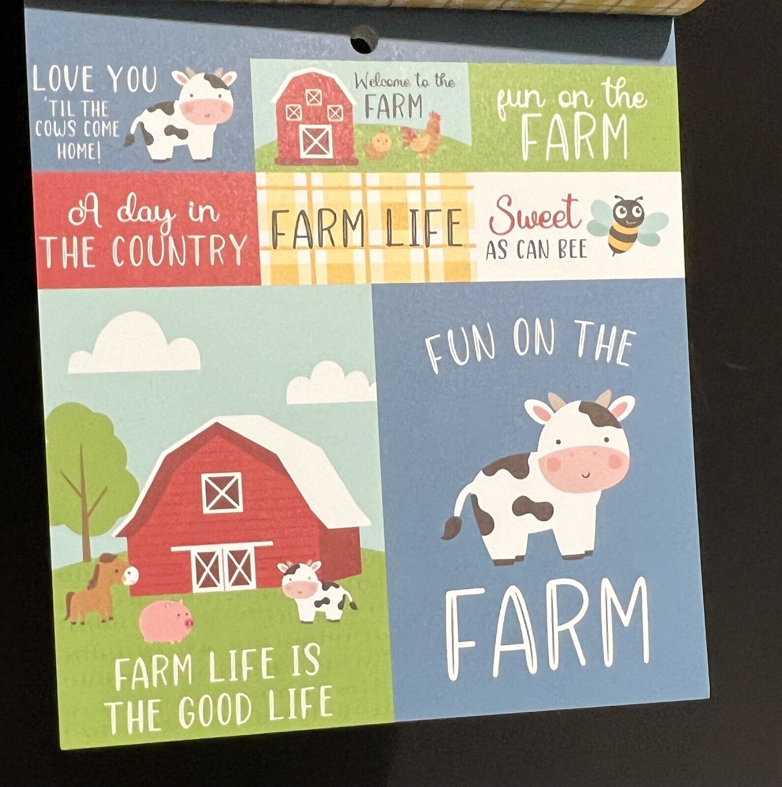 Echo Park Bees Farm Fish Summer Scrapbook Paper 6x6 Packs Pads Lot of 4