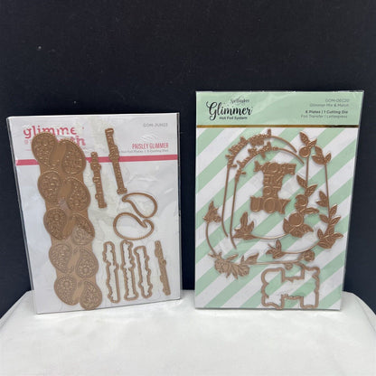 Spellbinders GLIMMER OF THE MONTH Paisley Floral Dec 2020  Hot Foil Plates