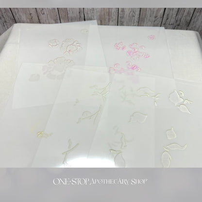 Pinkfresh Studio JOYFUL PEONIES Peony Rubber Stamps Dies Hot Foil Stencils
