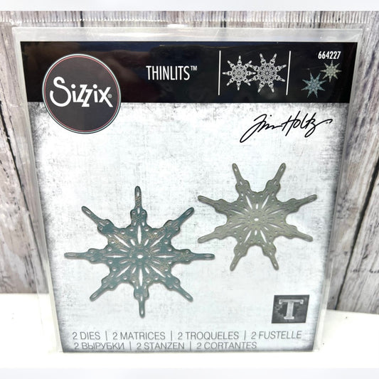 Tim Holtz FANCIFUL SNOWFLAKES Christmas 664227 Thinlits Dies