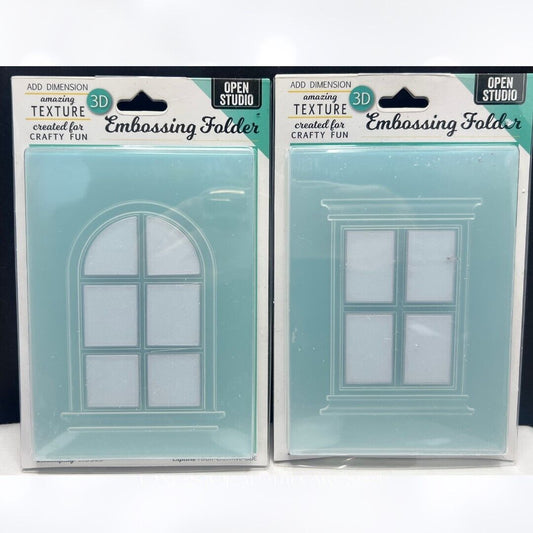 Memory Box WINDOW Domed 3D Cut & Emboss Embossing Folders