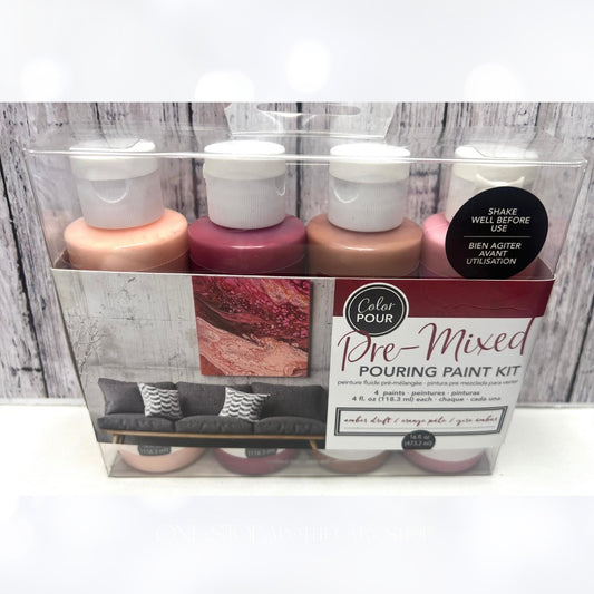 American Crafts PRE-MIXED POURING PAINT Acrylic Amber Drift
