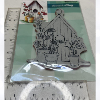 Penny Black AVIARY The Sweetest Sound Bird Birdhouse Cling Rubber Stamps Dies