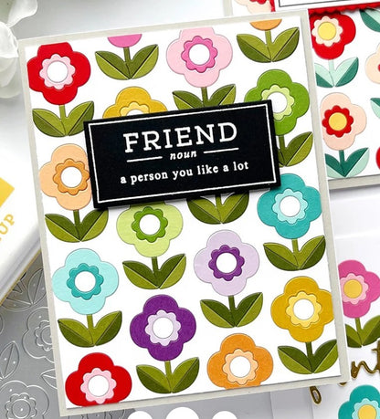 Concord & 9th POSIES INLAY Flowers Posy Background Die