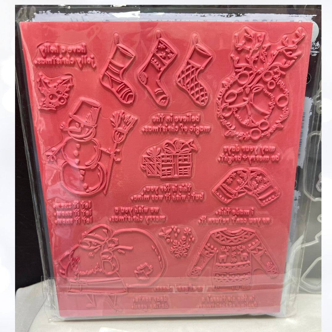 Tim Holtz STAMPTEMBER 2023 Christmas Simon Says Stamp Rubber Stamps Dies 