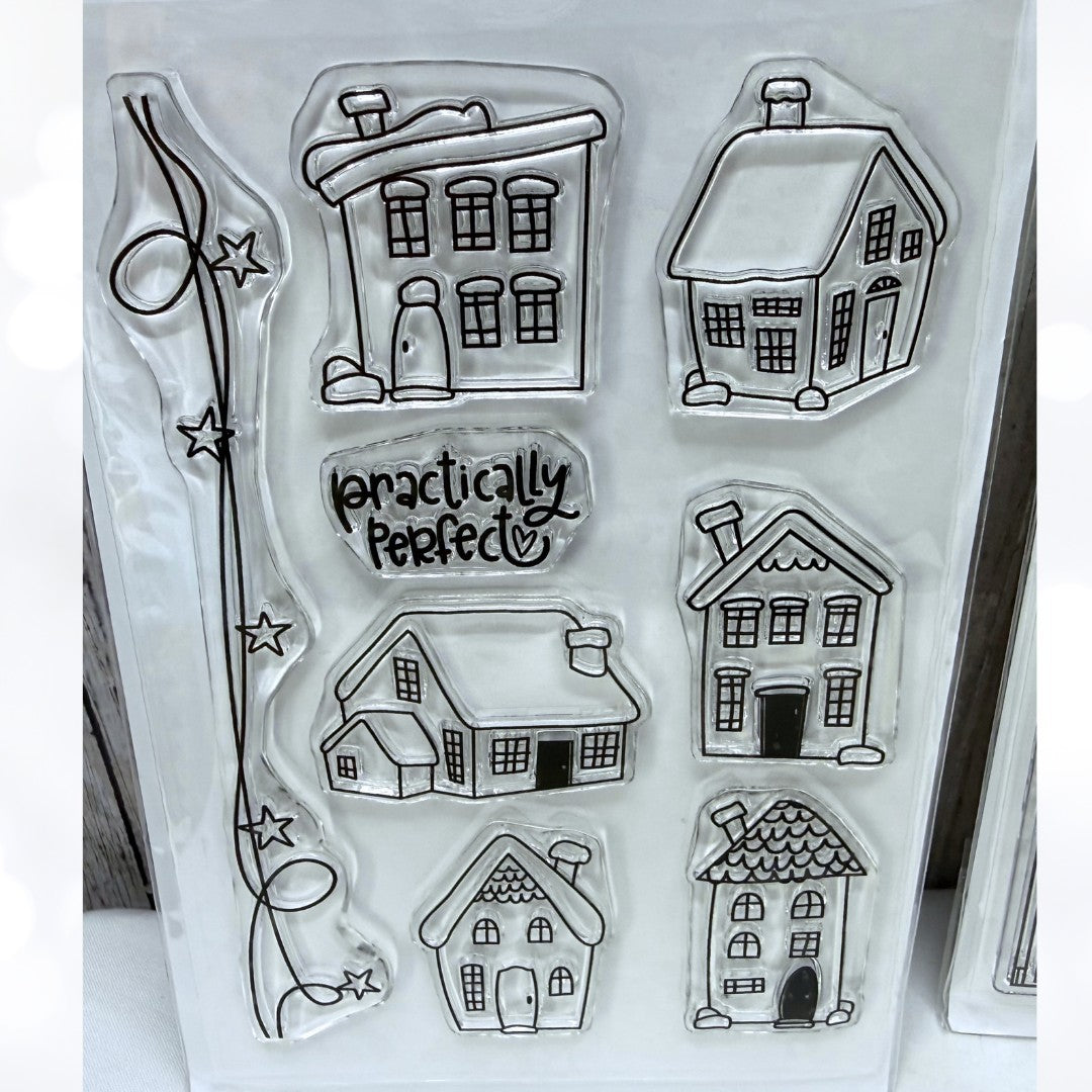 By the Well 4 NARROW WAY Shops Coffee Religious Bible Journaling Rubber Stamps