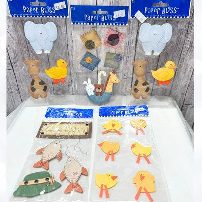 Paper Bliss BOYS Baby Boy Children Kids Craft Stickers Lot of 11