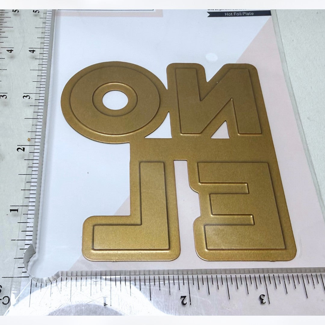 Pinkfresh Studio NOEL Christmas Hot Foil Plate