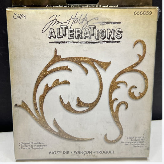 Tim Holtz ELEGANT FLOURISHES Flourish 656639 Bigz Die