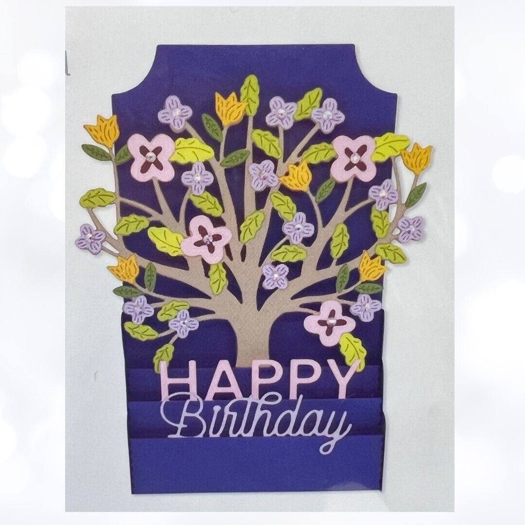 Spellbinders FLOWERING TREE Large Die of the Month March 2023 Dies