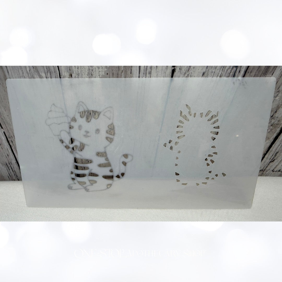 The Stamps of Life BIRTHDAY CATS Kitten Funny Rubber Stamps Dies Stencil