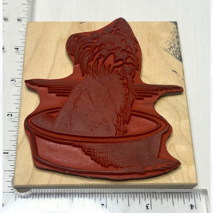 Rubber Dub Dub YORKIE Dog Puppy Rubber Stamp